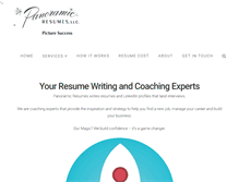 Tablet Screenshot of panoramicresumes.com